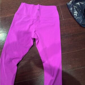 Athleta Medium Berry Rib Leggings in Berry Rib